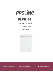 Manual Proline PLCH104 Freezer