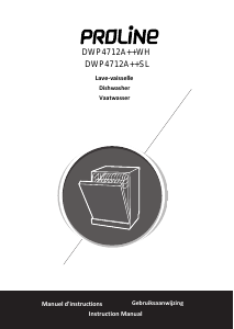 Mode d’emploi Proline DWP 4712 A++ WH Lave-vaisselle