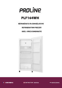 Mode d’emploi Proline PLF164WH Réfrigérateur