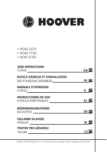 Manual de uso Hoover HOAT 3150 WI/E Horno