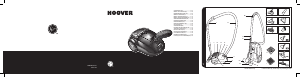 Kullanım kılavuzu Hoover TE70_TE12001 Elektrikli süpürge