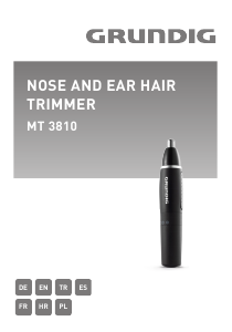 Manual Grundig MT 3810 Nose Hair Trimmer