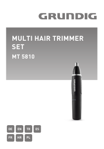 Manual Grundig MT 5810 Nose Hair Trimmer