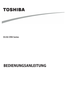 Bedienungsanleitung Toshiba 65X9863DG OLED fernseher