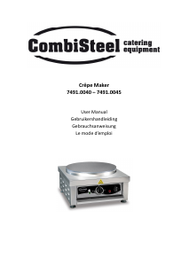 Handleiding CombiSteel 7491.0040 Crepemaker