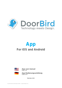 Handleiding DoorBird App (iOS)