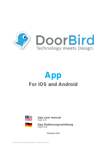 Manual DoorBird App (Android)