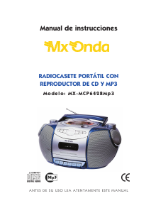 Manual de uso MX Onda MX-MCP6428Mp3 Set de estéreo