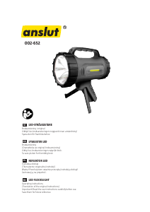 Manual Anslut 002-652 Flashlight