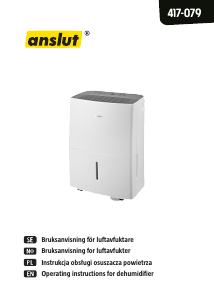 Manual Anslut 417-079 Dehumidifier