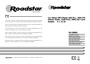 Manuale Roadstar RU-280RD Autoradio