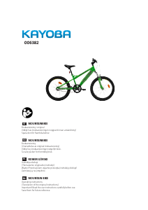 Manual Kayoba 006-382 Bicycle