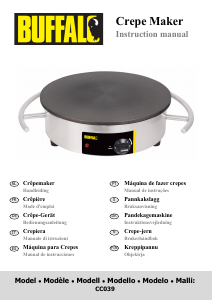 Manual Buffalo CC039 Crepe Maker