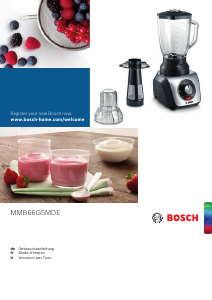 Mode d’emploi Bosch MMB66G5MDE Blender