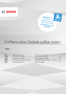 Kullanım kılavuzu Bosch TKM6003 Coffeexx Plus Kahve makinesi