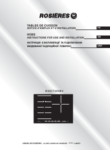 Mode d’emploi Rosières RIED 7340 BV Table de cuisson