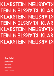 Manual de uso Klarstein 10029335 Garfield Congelador
