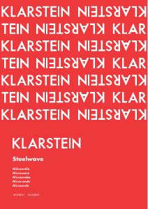 Manual de uso Klarstein 10028202 Steelwave Microondas