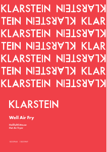 Mode d’emploi Klarstein 10031968 Well Air Fry Friteuse