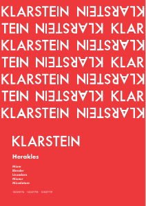 Manuale Klarstein 10020774 Herakles Frullatore