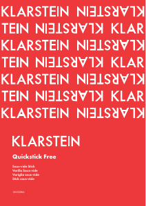 Manual de uso Klarstein 10033286 Quickstick Free Circulador de vacío