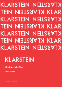 Manual de uso Klarstein 10032905 Quickstick Flex Circulador de vacío