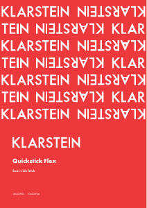 Manual de uso Klarstein 10032906 Quickstick Flex Circulador de vacío