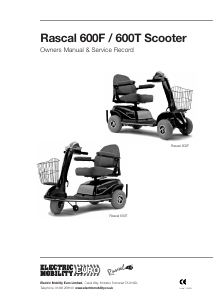 Manual Rascal 600T Mobility Scooter