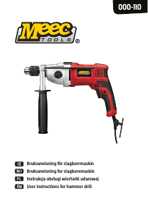 Manual Meec Tools 000-110 Rotary Hammer