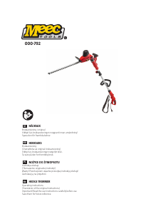 Bruksanvisning Meec Tools 000-792 Häcksax