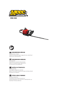 Instrukcja Meec Tools 002-562 Nożyce do żywopłotu