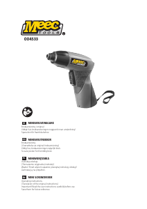 Handleiding Meec Tools 004-533 Schroefmachine