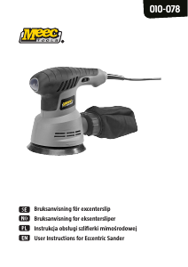 Manual Meec Tools 010-078 Orbital Sander