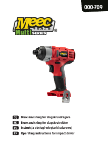 Bruksanvisning Meec Tools 000-709 Drill-skrutrekker