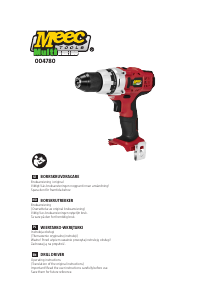 Bruksanvisning Meec Tools 004-780 Borrskruvdragare