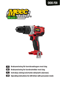 Manual Meec Tools 000-701 Drill-Driver