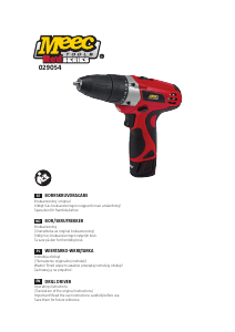 Bruksanvisning Meec Tools 029-054 Drill-skrutrekker