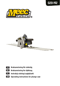 Manual Meec Tools 020-192 Circular Saw