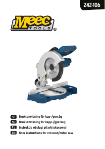 Manual Meec Tools 242-106 Circular Saw