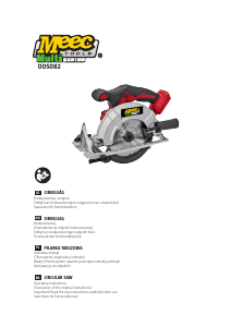 Manual Meec Tools 005-082 Circular Saw