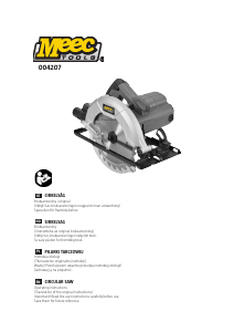 Manual Meec Tools 004-207 Circular Saw