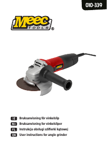 Bruksanvisning Meec Tools 010-339 Vinkelslip