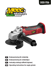 Manual Meec Tools 000-706 Angle Grinder