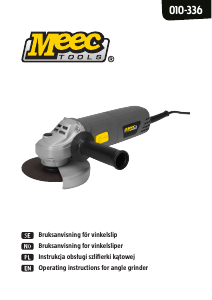 Manual Meec Tools 010-336 Angle Grinder