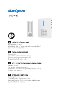 Manual MarQuant 002-442 Doorbell