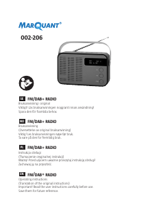 Instrukcja MarQuant 002-206 Radio