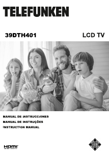 Manual de uso Telefunken 39DTH401 Televisor de LCD