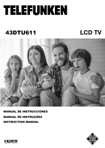 Manual Telefunken 43DTU611 Televisor LCD