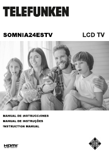 Manual Telefunken SOMNIA24ESTV LCD Television