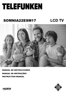 Manual de uso Telefunken SOMNIA22ESM17 Televisor de LCD